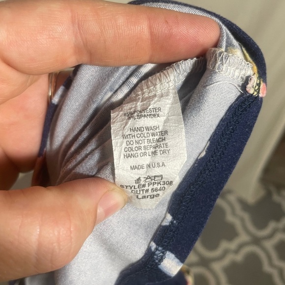 Pomelo Floral Sleeveless Romper Size Large - Picture 5 of 6